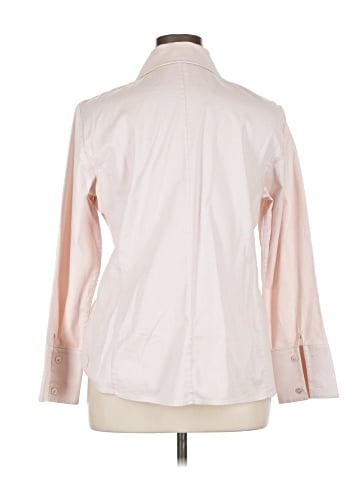 Linda Allard Ellen Tracy 3/4 Sleeve Button-Down Shirt (view 2)