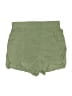 Shein Solid Green Shorts Size 4 - photo 1