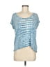 MICHAEL Michael Kors 100% Modal Blue Short Sleeve Top Size M - photo 1
