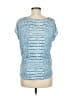 MICHAEL Michael Kors 100% Modal Blue Short Sleeve Top Size M - photo 2