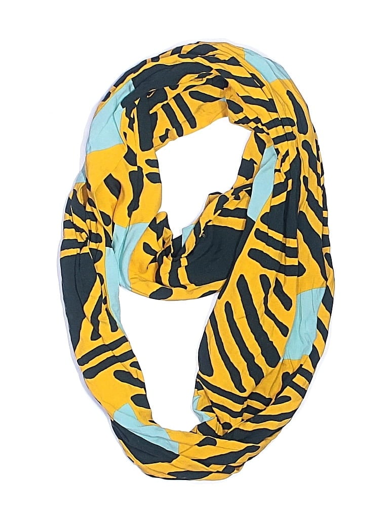 Pre-owned Assorted Brands Scarf In Yellow