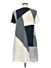 Marc by Marc Jacobs 100% Polyester Graphic Gray Casual Dress Size 8 - photo 2