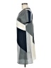 Marc by Marc Jacobs 100% Polyester Graphic Gray Casual Dress Size 8 - photo 5