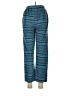 Assorted Brands 100% Polyester Print Blue Casual Pants Size M - photo 2