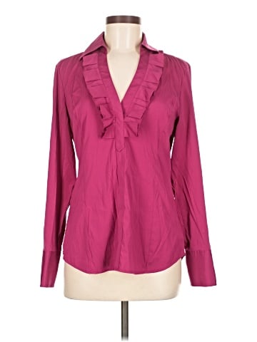 Express Design Studio Long Sleeve Blouse (view 1)