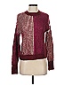 Splendid 100% Acrylic Tweed Burgundy Pullover Sweater Size XS - photo 1