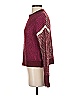 Splendid 100% Acrylic Tweed Burgundy Pullover Sweater Size XS - photo 5