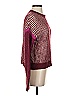 Splendid 100% Acrylic Tweed Burgundy Pullover Sweater Size XS - photo 4