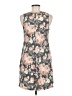 Fortune + Ivy Floral Gray Casual Dress Size M - photo 2