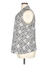 Van Heusen 100% Polyester Silver Sleeveless Blouse Size XL - photo 5