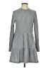 Topshop Houndstooth Gray Casual Dress Size 4 - photo 1
