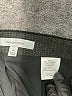 Classiques Entier Chevron-herringbone Gray Formal Skirt Size 4 - photo 4