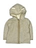 Old Navy 100% Polyester Gold Zip Up Hoodie Size 6-12 mo - photo 1