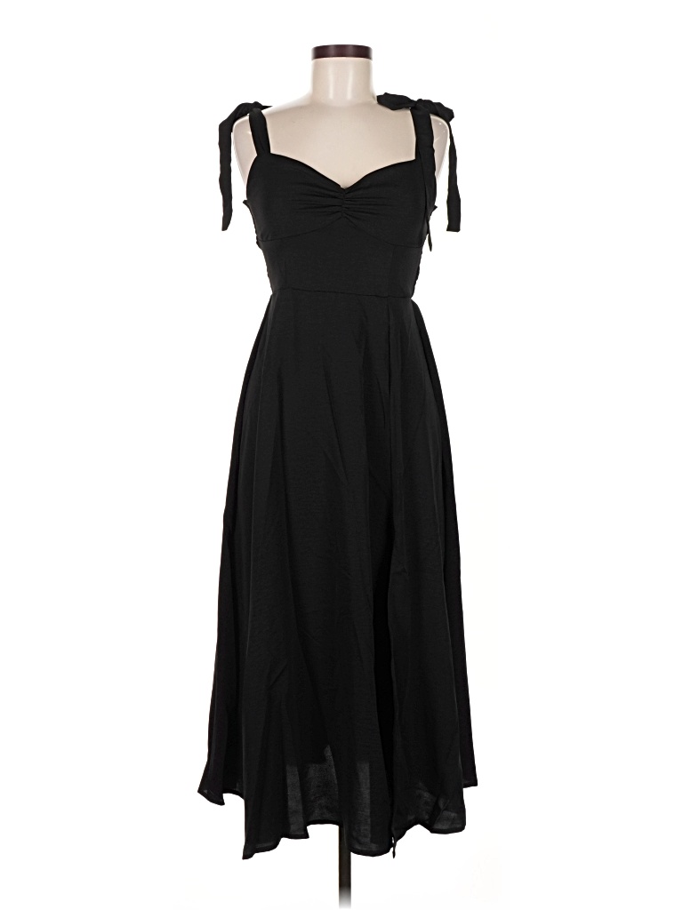 Pre-owned Shein Cocktail Dress In Black