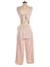 Wilfred 100% Polyester Tan Pink Jumpsuit Size 4 - photo 2