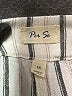 Per Se Stripes Ivory Linen Pants Size 1X - photo 3