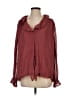 Wilfred Burgundy Long Sleeve Blouse Size XXS - photo 1