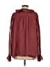 Wilfred Burgundy Long Sleeve Blouse Size XXS - photo 2