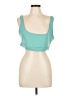 Fabletics 100% Polyester Teal Tank Top Size L (estimated) - photo 1