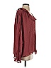 Wilfred Burgundy Long Sleeve Blouse Size XXS - photo 4