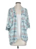 Painted Threads 100% Polyester Blue Cardigan Size XS - photo 1