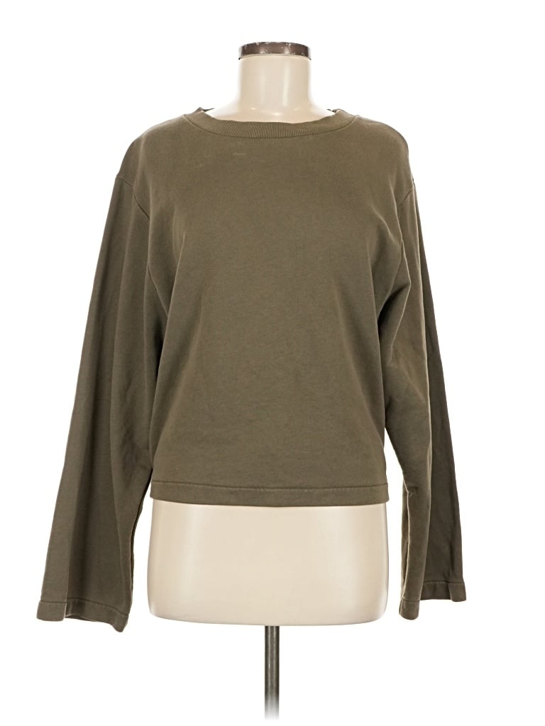 Pre-owned Varley Sweatshirt In Green