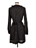 POPSUGAR 100% Polyester Polka Dots Black Casual Dress Size L - photo 2