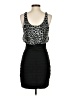 Express Animal Print Black Cocktail Dress Size XS - photo 2