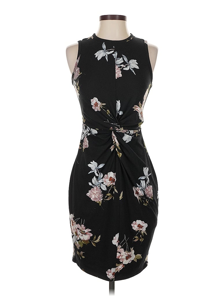 Pre-owned Aqua Casual Dress In Black