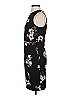 Aqua Floral Black Casual Dress Size S - photo 5