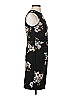 Aqua Floral Black Casual Dress Size S - photo 4