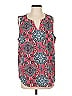 verse 100% Polyester Red Sleeveless Blouse Size XL - photo 1
