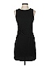 Aqua Solid Black Cocktail Dress Size S - photo 1