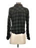 Rails 100% Rayon Plaid Green Long Sleeve Blouse Size S - photo 2