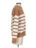 BEIGE BOTANY Stripes Brown Pullover Sweater Size S - photo 4