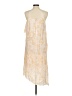 Lewit 100% Viscose Ivory Casual Dress Size 6 - photo 2