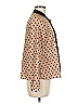 Unbranded 100% Polyester Polka Dots Tan Long Sleeve Blouse Size M - photo 4