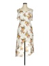 Rewind 100% Rayon Floral Ivory Casual Dress Size XL - photo 1