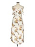 Rewind 100% Rayon Floral Ivory Casual Dress Size XL - photo 2
