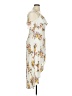 Rewind 100% Rayon Floral Ivory Casual Dress Size XL - photo 4