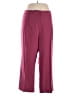 Marina Rinaldi Solid Burgundy Dress Pants Size 24 - photo 1