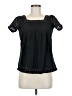 Solitaire Black Short Sleeve Top Size M - photo 1