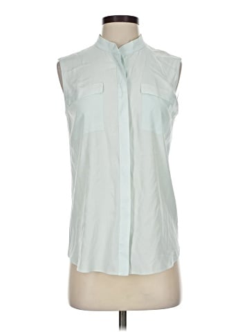 Elie Tahari Sleeveless Button-Down Shirt (view 1)