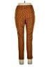 D&Co. Print Brown Casual Pants Size 14 - photo 2