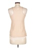 MM Couture 100% Silk Tan Sleeveless Silk Top Size M - photo 2