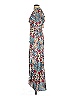 TJD 100% Polyester Paisley Blue Casual Dress Size XS - photo 5