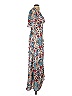 TJD 100% Polyester Paisley Blue Casual Dress Size XS - photo 4