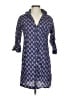 Assorted Brands 100% Cotton Blue Casual Dress Size S - photo 1