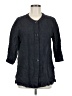 Renato Nucci Black 3/4 Sleeve Button-Down Shirt Size EU (IT) 42 / US 6 - photo 1