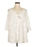 Daniel Rainn Ivory 3/4 Sleeve Blouse Size 1X - photo 1